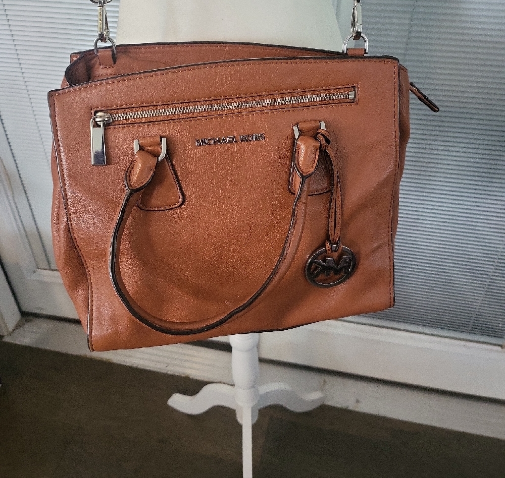 Michael Kors Tan Leather Tote Bag